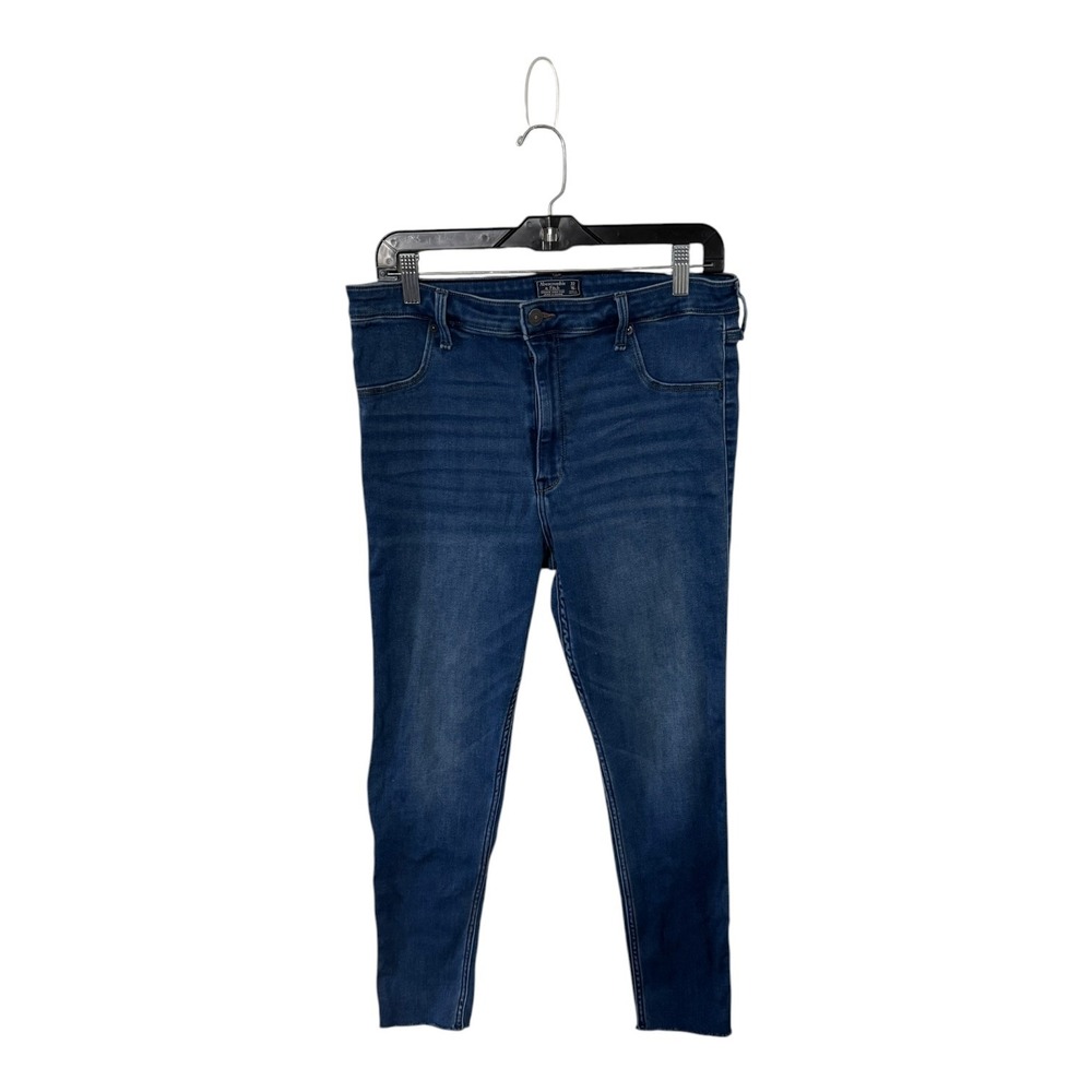 Abercrombie & Fitch Simone High Rise Jean Legging 33 16S Blue Denim Medium Wash